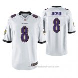 Camiseta NFL Game Baltimore Ravens Lamar Jackson Blanco