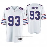 Camiseta NFL Game Buffalo Bills Trent Murphy Throwback Blanco