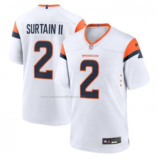 Camiseta NFL Game Denver Broncos Patrick Surtain II Blanco2