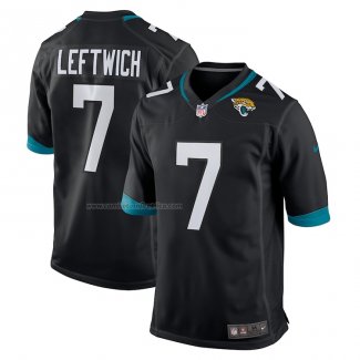 Camiseta NFL Game Jacksonville Jaguars Byron Leftwich Alternate Retired Negro