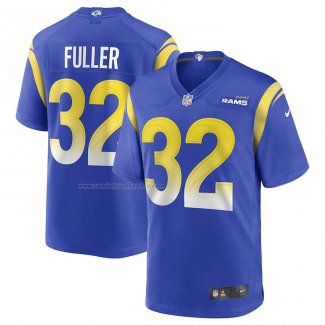 Camiseta NFL Game Los Angeles Rams Jordan Fuller 32 Azul