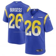 Camiseta NFL Game Los Angeles Rams Terrell Burgess 26 Azul