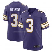 Camiseta NFL Game Minnesota Vikings Jordan Addison Classic Violeta