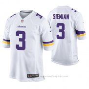 Camiseta NFL Game Minnesota Vikings Trevor Siemian Blanco