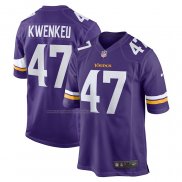 Camiseta NFL Game Minnesota Vikings William Kwenkeu Primera Violeta