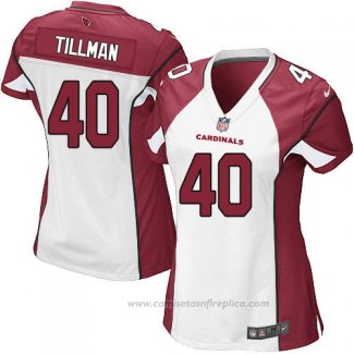 Camiseta NFL Game Mujer Arizona Cardinals Tillman Blanco Rojo