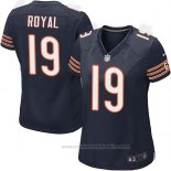 Camiseta NFL Game Mujer Chicago Bears Royal Blanco Azul