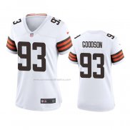 Camiseta NFL Game Mujer Cleveland Browns B.j. Goodson Blanco