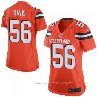 Camiseta NFL Game Mujer Cleveland Browns Davis Naranja