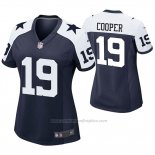 Camiseta NFL Game Mujer Dallas Cowboys Amari Coope Throwback Azul