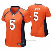 Camiseta NFL Game Mujer Denver Broncos Joe Flacco Naranja