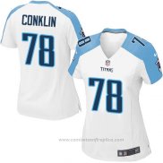 Camiseta NFL Game Mujer Tennessee Titans Conklin Blanco