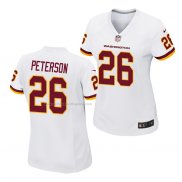 Camiseta NFL Game Mujer Washington Redskins Adrian Peterson Blanco