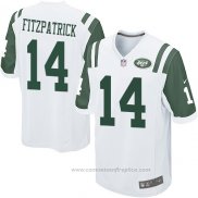 Camiseta NFL Game Nino New York Jets Fitzpatrick Blanco