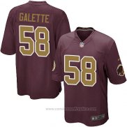 Camiseta NFL Game Nino Washington Redskins Galette Marron