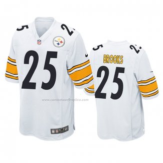 Camiseta NFL Game Pittsburgh Steelers Antoine Brooks Blanco