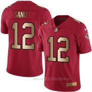 Camiseta NFL Gold Legend Atlanta Falcons Sanu Rojo