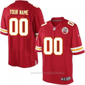 Camiseta NFL Kansas City Chiefs Personalizada Rojo