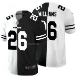 Camiseta NFL Limited Kansas City Chiefs Williams White Black Split