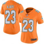 Camiseta NFL Limited Mujer Miami Dolphins 23 Ajayi Naranja