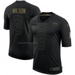 Camiseta NFL Limited Seattle Seahawks Wilson 2020 Salute To Service Negro