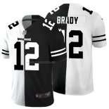 Camiseta NFL Limited Tampa Bay Buccaneers Brady White Black Split