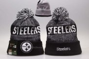 Gorro Pittsburgh Steelers Negro Gris