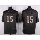 Camiseta NFL Anthracite Detroit Lions Tate Iii 2016 Salute To Service