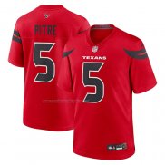 Camiseta NFL Game Houston Texans Jalen Pitre Alterno Rojo