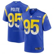 Camiseta NFL Game Los Angeles Rams Jachai Polite Azul