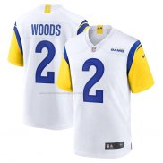 Camiseta NFL Game Los Angeles Rams Robert Woods 2 Blanco