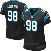 Camiseta NFL Game Mujer Carolina Panthers Lotulelei Negro