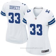 Camiseta NFL Game Mujer Dallas Cowboys Dorsett Blanco