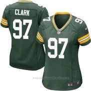 Camiseta NFL Game Mujer Green Bay Packers Clark Verde Militar