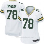 Camiseta NFL Game Mujer Green Bay Packers Spriggs Blanco