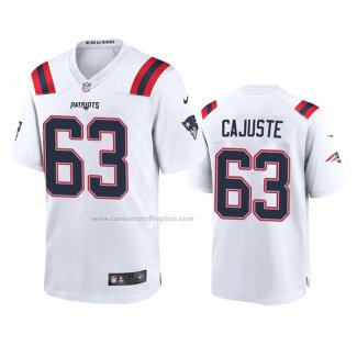 Camiseta NFL Game New England Patriots Yodny Cajuste 2020 Blanco