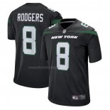 Camiseta NFL Game New York Jets Aaron Rodgers Negro