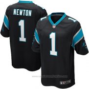 Camiseta NFL Game Nino Carolina Panthers Newton Negro