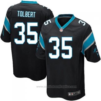 Camiseta NFL Game Nino Carolina Panthers Tolbert Negro