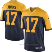 Camiseta NFL Game Nino Green Bay Packers Adams Negro Amarillo