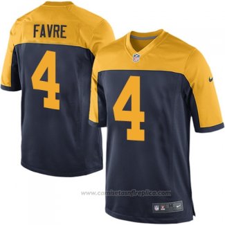 Camiseta NFL Game Nino Green Bay Packers Favre Negro Amarillo