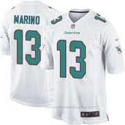 Camiseta NFL Game Nino Miami Dolphins Marino Blanco