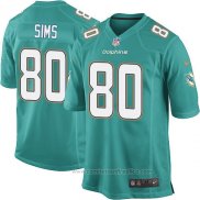 Camiseta NFL Game Nino Miami Dolphins Sims Verde