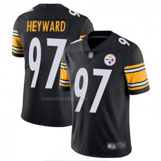 Camiseta NFL Game Pittsburgh Steelers 97 Cameron Heyward Negro