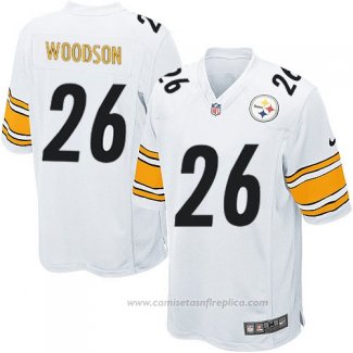 Camiseta NFL Game Pittsburgh Steelers Woodson Blanco