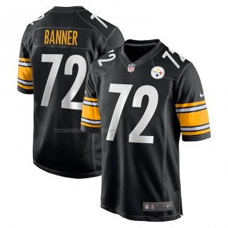 Camiseta NFL Game Pittsburgh Steelers Zach Banner Negro