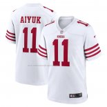 Camiseta NFL Game San Francisco 49ers Brandon Aiyuk Blanco