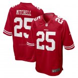 Camiseta NFL Game San Francisco 49ers Elijah Mitchell Rojo