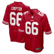 Camiseta NFL Game San Francisco 49ers Tom Compton Rojo