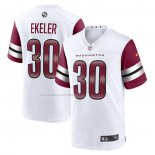 Camiseta NFL Game Washington Commanders Austin Ekeler Blanco